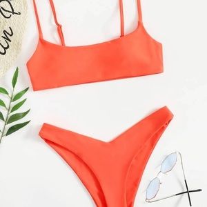 Solid bikini set